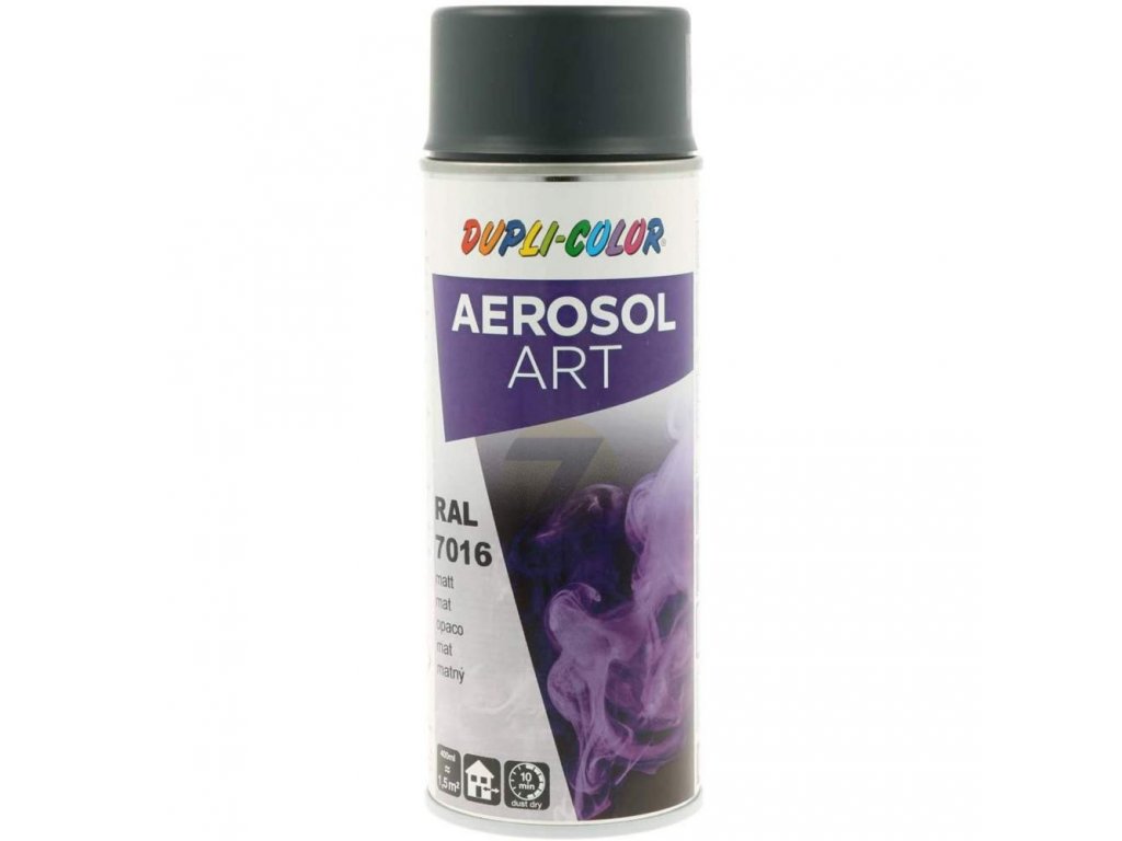 Dupli Color Aerosol ART Ral 7016 gris anthracite couleur mat 400 ml