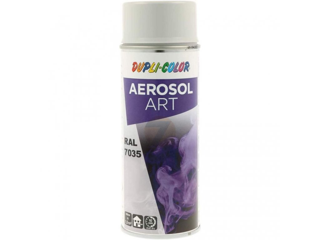 Dupli Color Aerosol ART RAL 7035 jasnoszara matowa farba w sprayu 400 ml