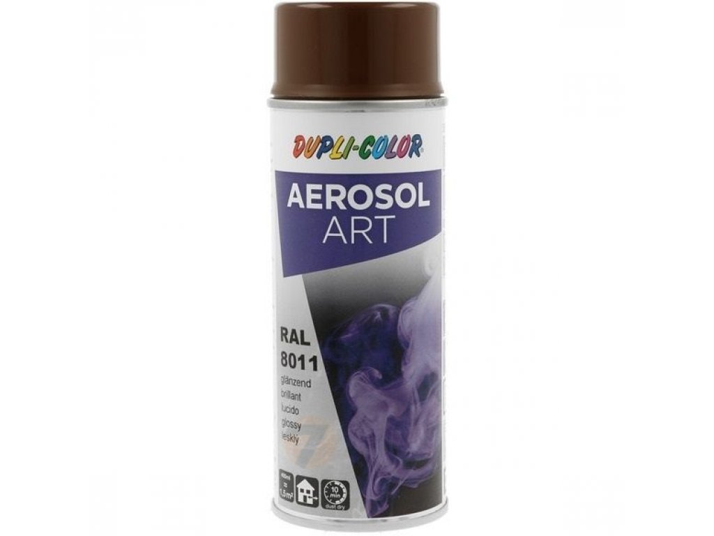 Dupli Color ART RAL 8011 peinture aérosol brillante Brun noisette 400 ml