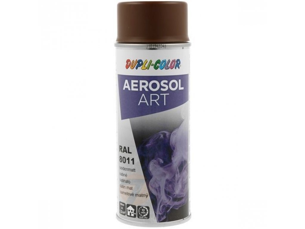Dupli Color ART RAL 8011 oriešková hnedá polomatná farba v spreji 400 ml