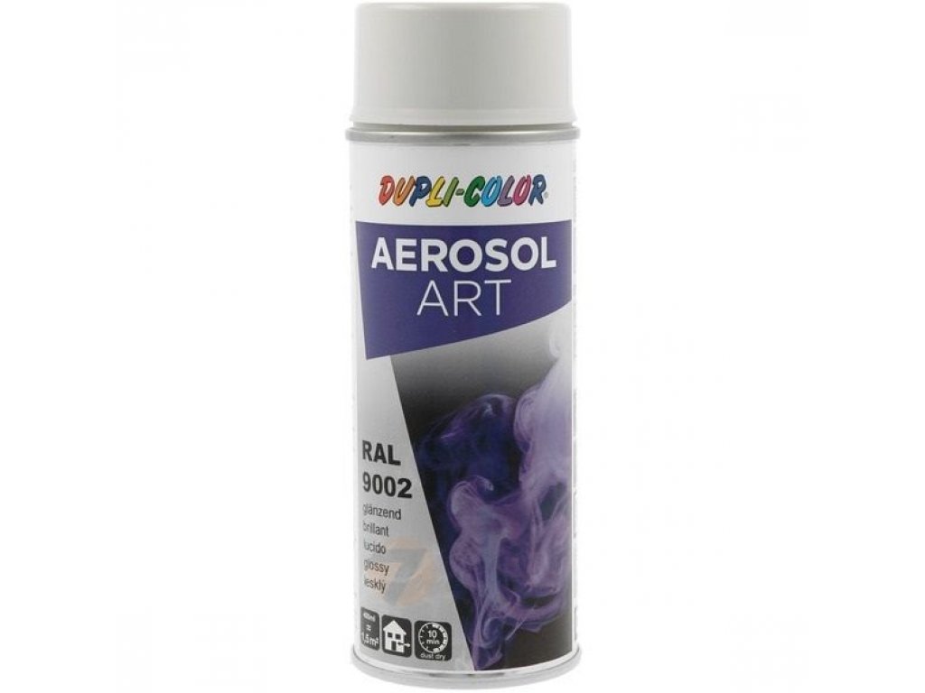 Dupli Color ART RAL 9002 pintura en aerosol brillante Blanco grisáceo 400 ml