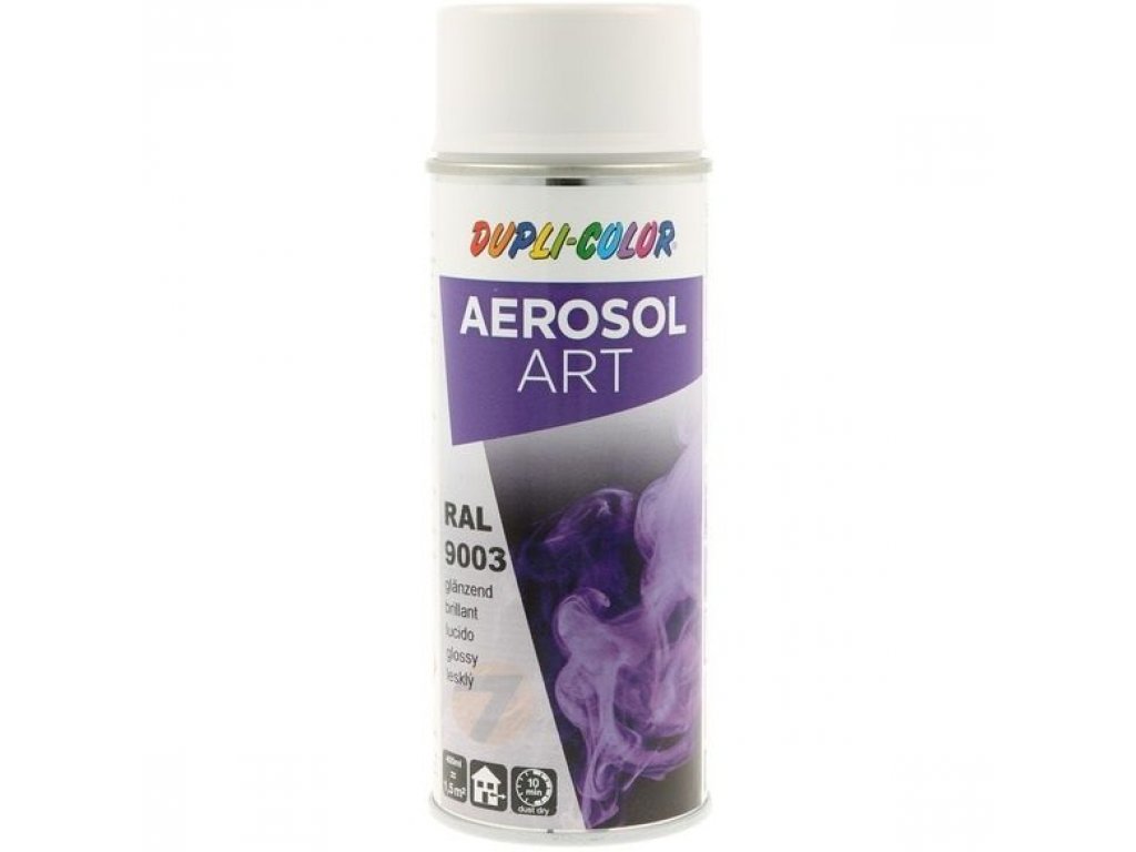 Dupli Color ART RAL 9003 peinture aérosol brillante Blanc de sécurité 400 ml