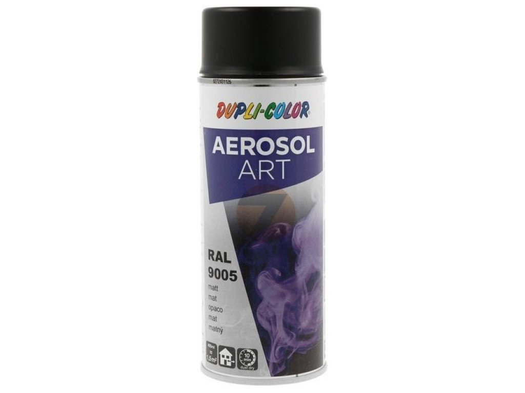 Dupli Color ART RAL 9005 černá matná barva ve spreji 400 ml