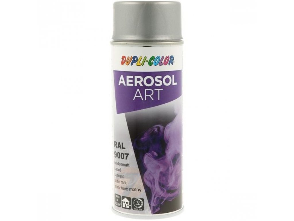 Dupli Color ART RAL 9007 šedá metalická polomatná barva ve spreji 400 ml