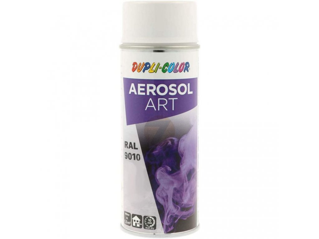 Dupli Color Aerosol ART RAL 9010 biała półmatowa farba w sprayu 400 ml