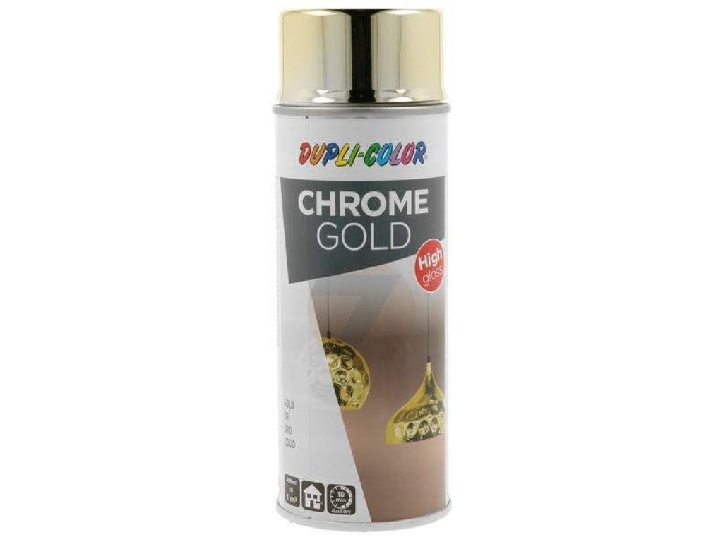 Dupli Color CHROME GOLD zlatý chrom ve spreji 400ml
