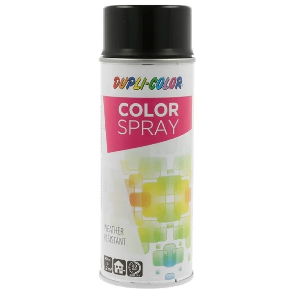 Dupli-Color Color Spray RAL 9005 lesklá černá barva ve spreji 400 ml