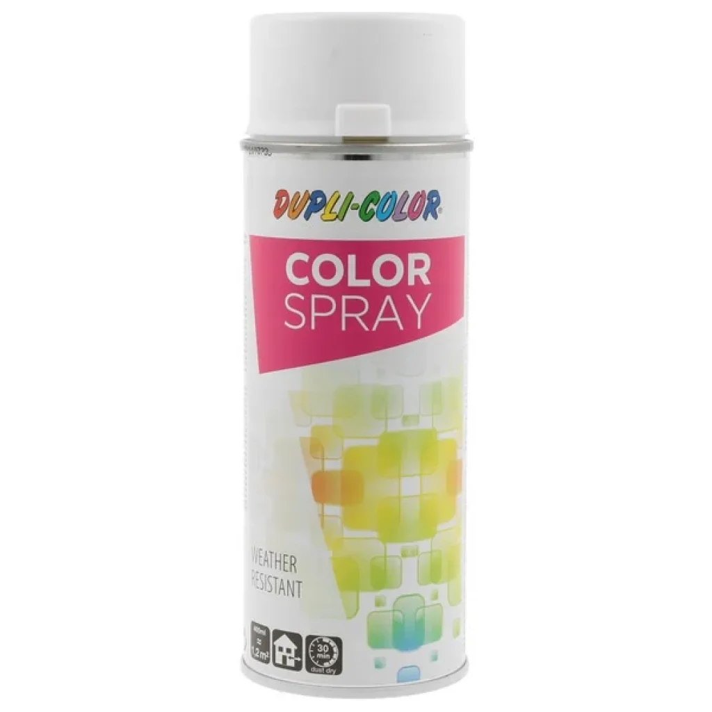 Dupli-Color Color Spray RAL 9016 polomatná bílá barva ve spreji 400 ml