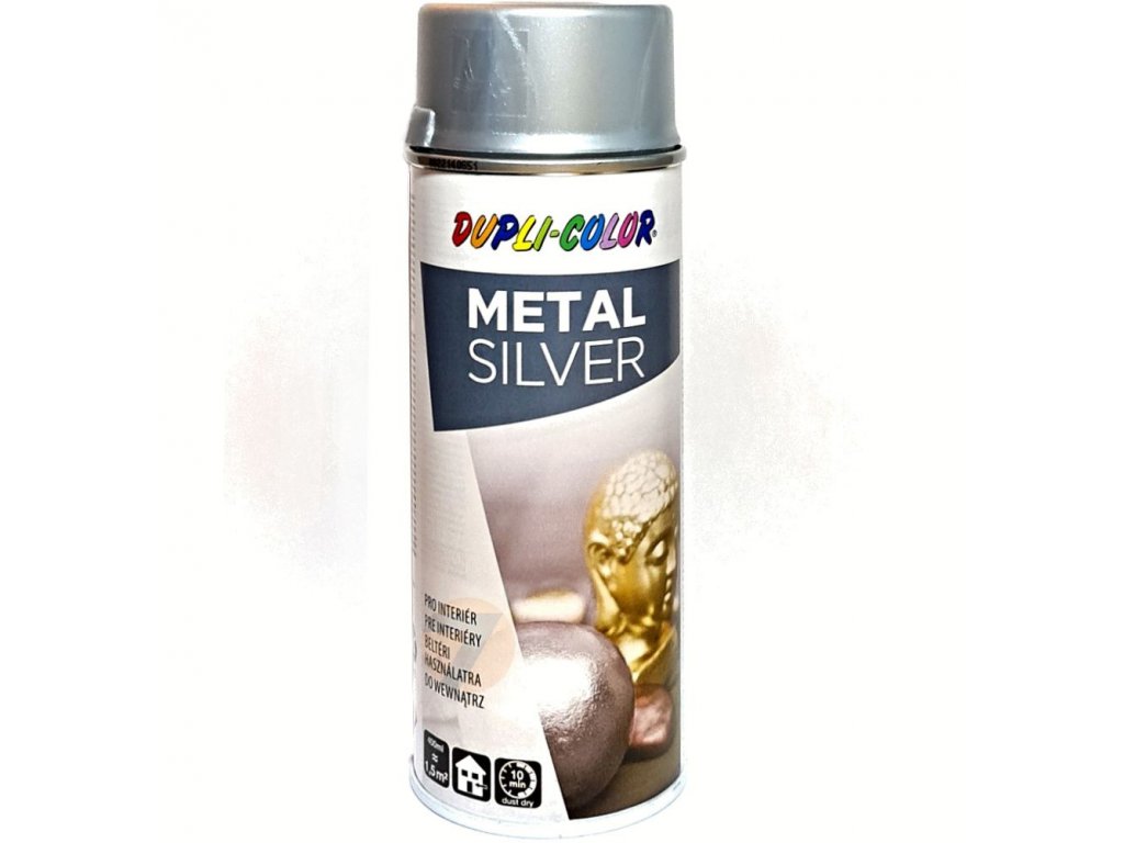 Dupli Color Metal Silver stříbrná barva ve spreji 400ml