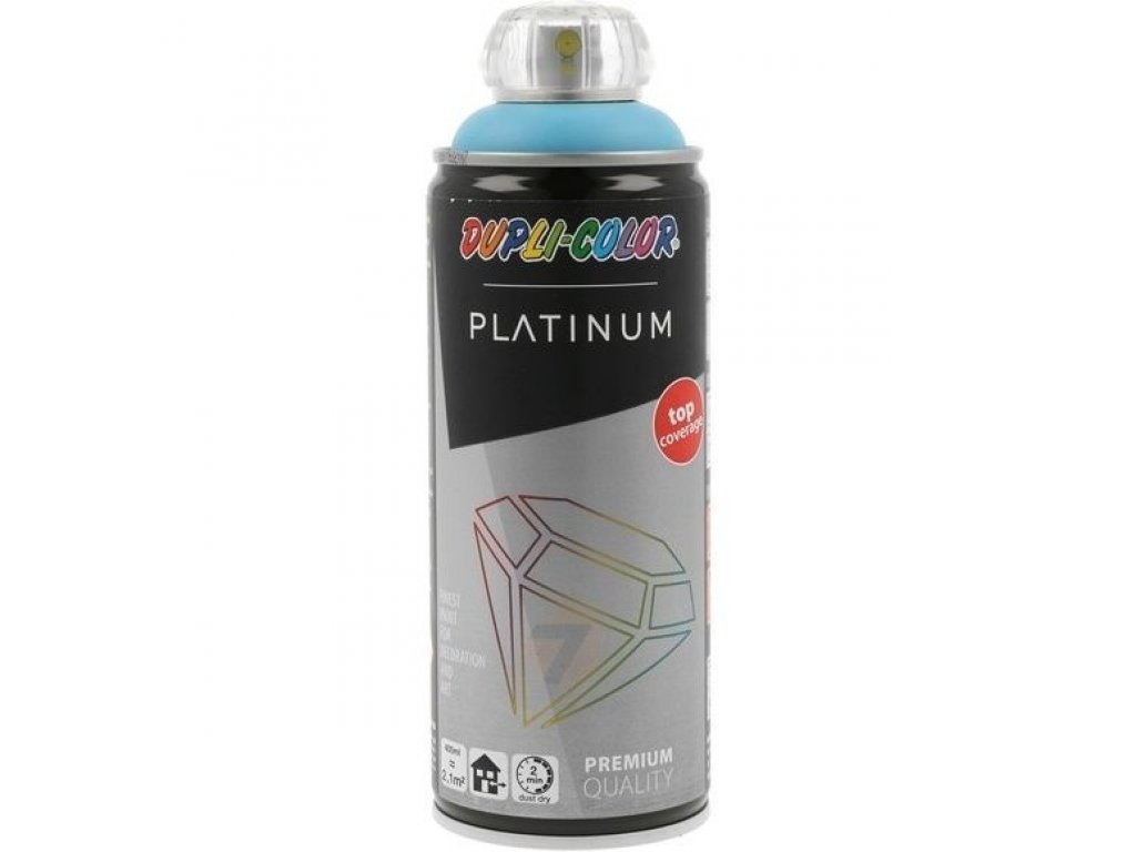 Dupli-Color Platinum nebesky modrá hodvábna matná farba v spreji 400 ml