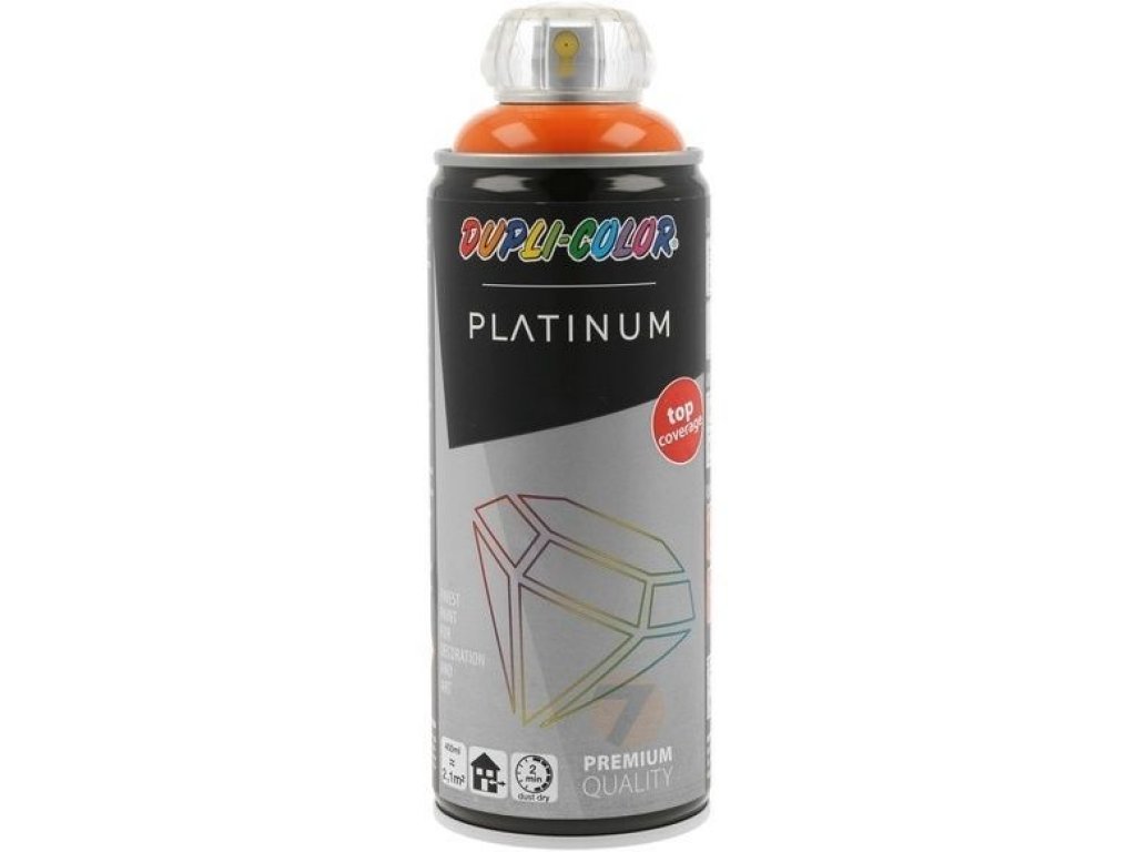 Dupli-Color Platinum RAL 2009 pomarańczowa błyszcząca farba w sprayu 400 ml