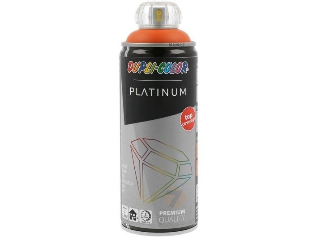 Dupli-Color Platinum RAL 2009 oranžová saténově matná barva ve spreji 400ml