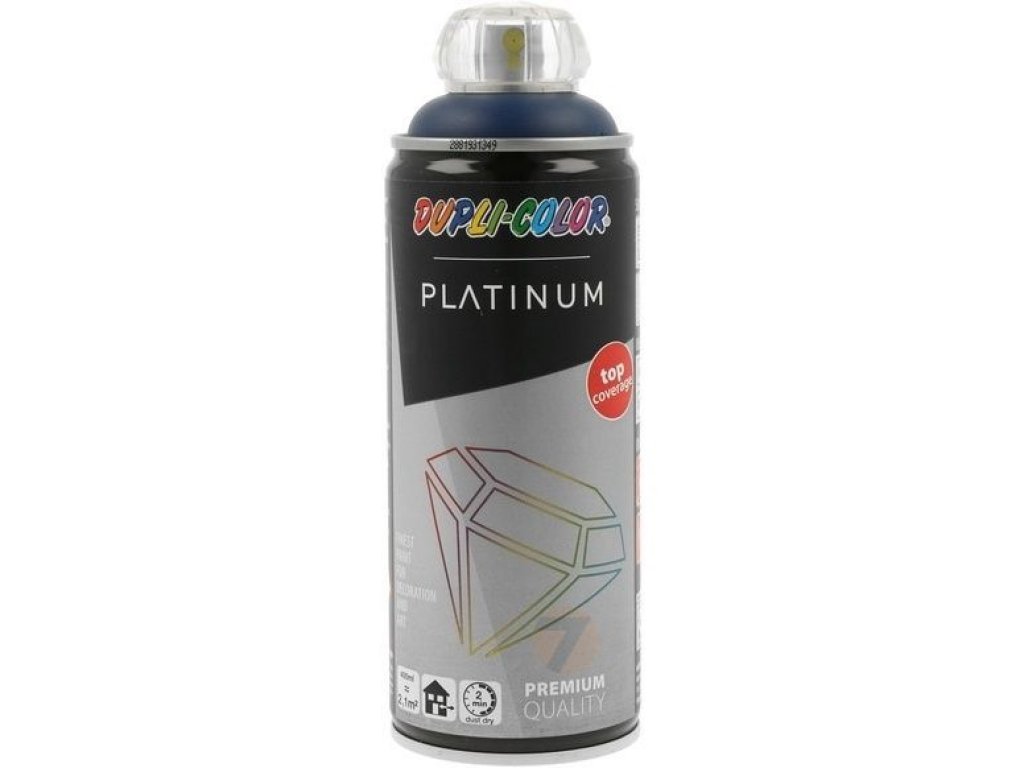 Dupli-Color Platinum RAL 5003 safírově modrá saténově matná barva ve spreji 400ml
