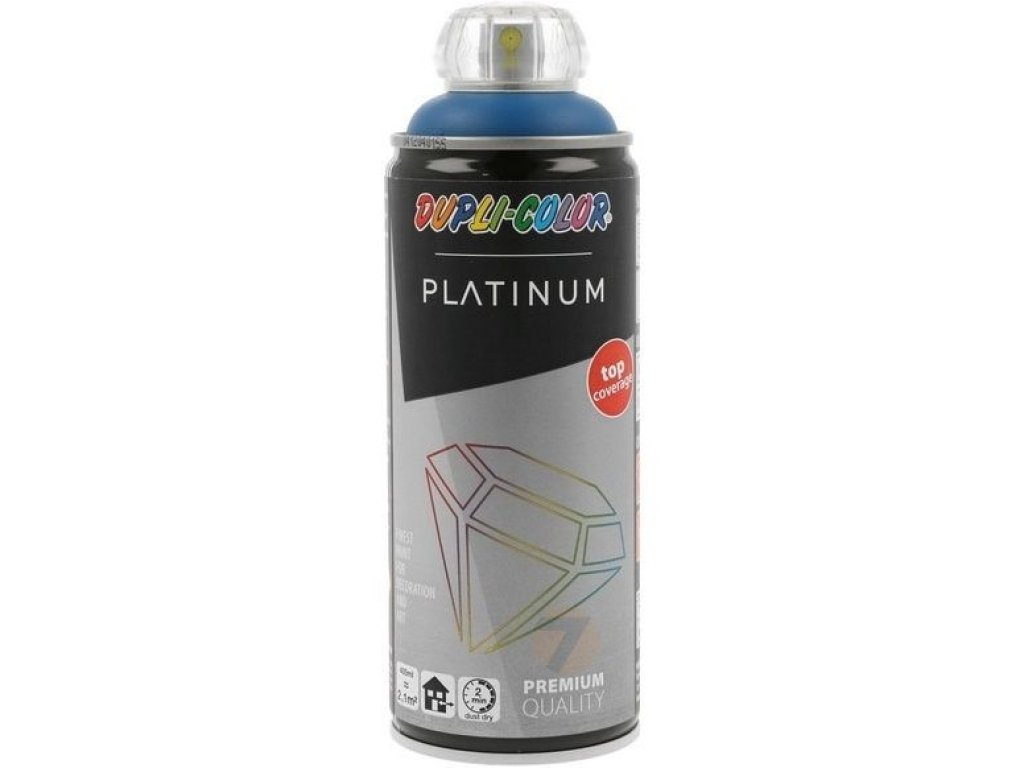 Dupli-Color Platinum RAL 5010 modrá saténově matná barva ve spreji 400ml