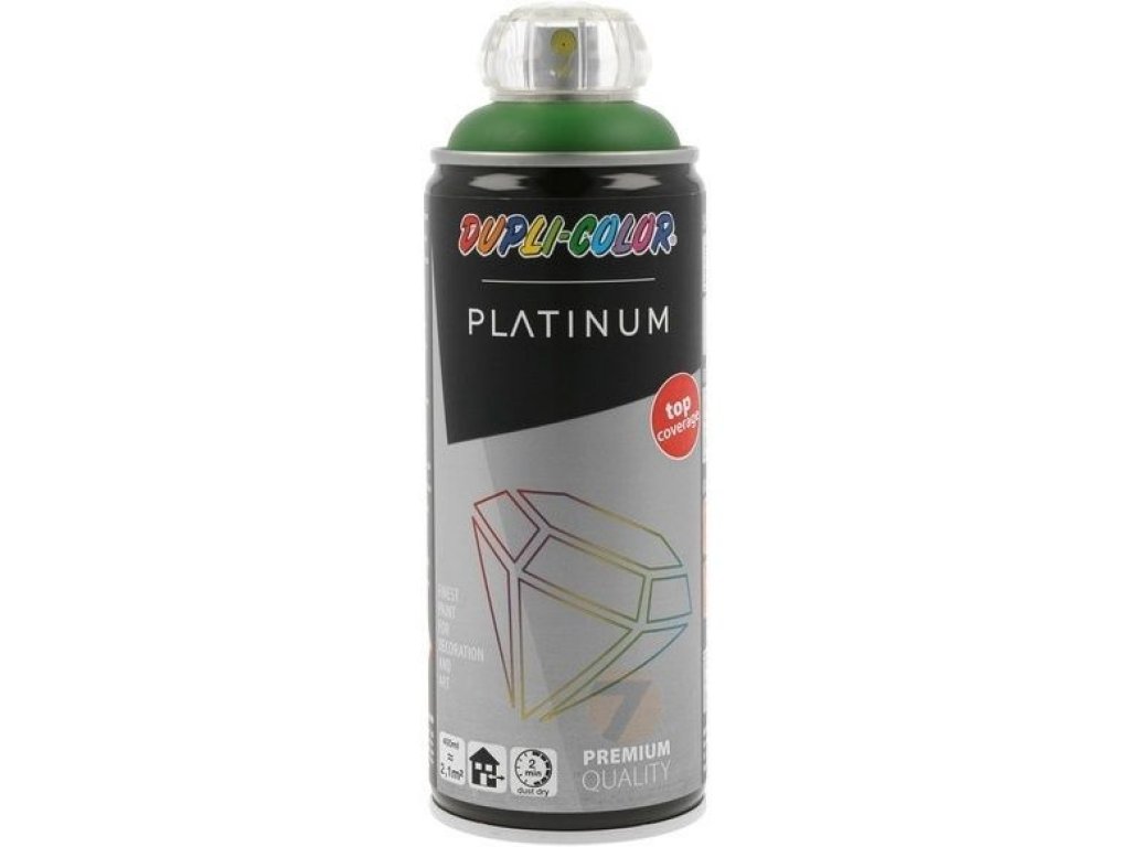 Dupli-Color Platinum RAL 6002 zelená saténovo matná farba v spreji 400ml