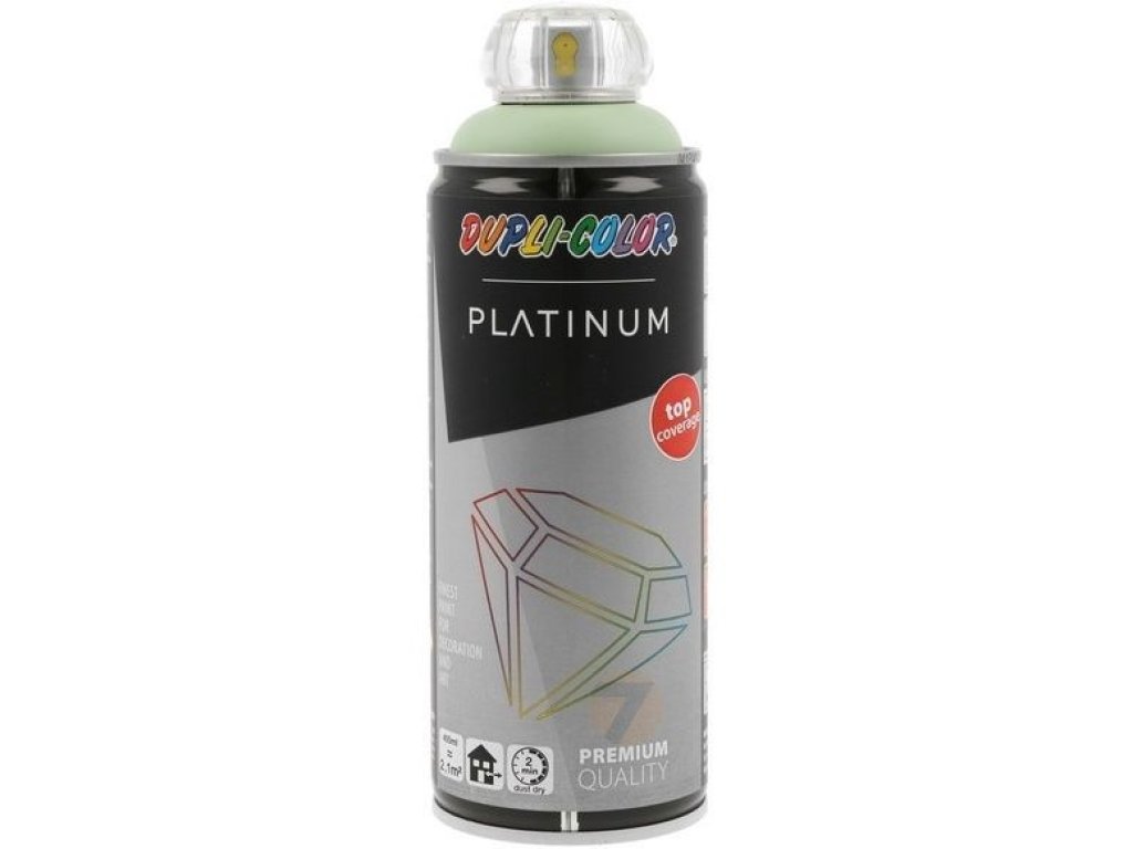 Dupli-Color Platinum RAL 6019 zelená pastelová saténovo matná farba v spreji 400ml