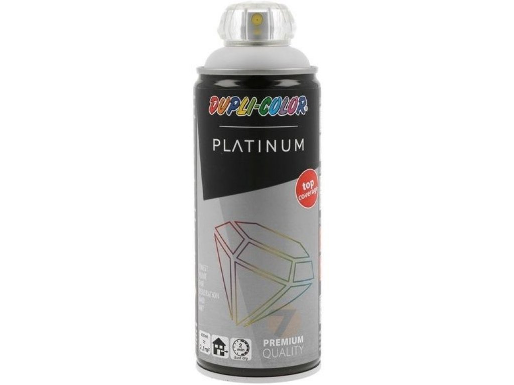 Dupli-Color Platinum RAL 7035 svetlo šedá saténovo matná farba v spreji 400ml