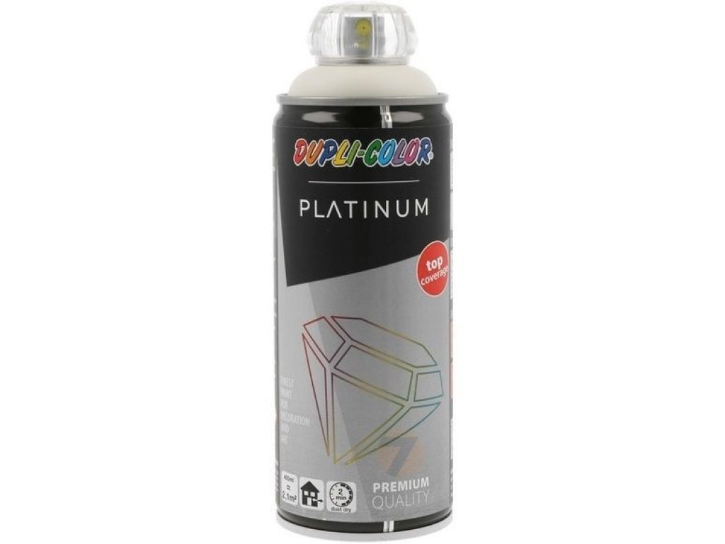 Dupli-Color Platinum RAL 9001 kremowo-biała satynowa matowa farba w sprayu 400ml