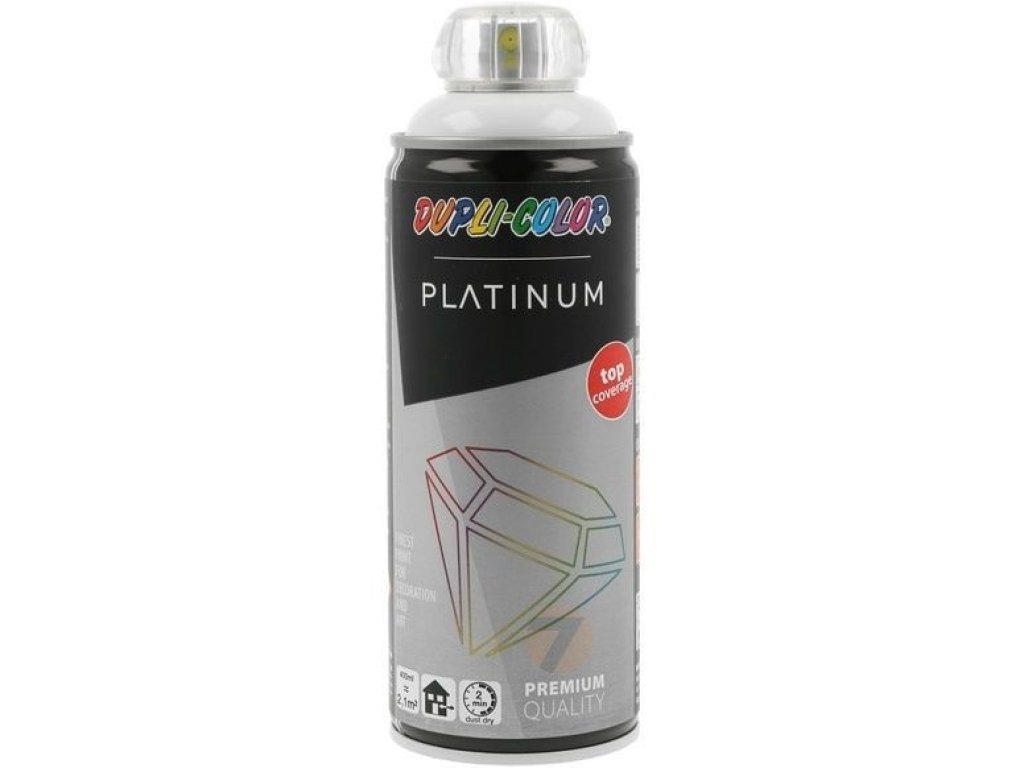 Dupli-Color Platinum RAL 9010 čistě bílý lesklý sprej 400 ml