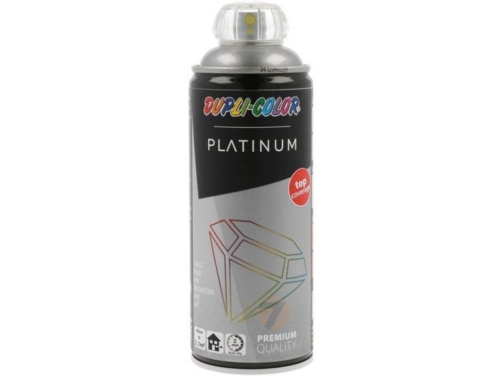 Dupli-Color Platinum šedá hliníková hedvábně matná barva ve spreji 400 ml