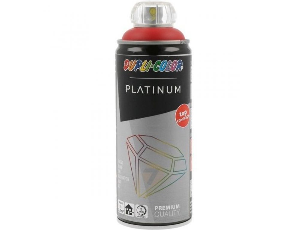 Dupli-Color Platinum pintura en spray rojo cereza mate sedoso 400 ml