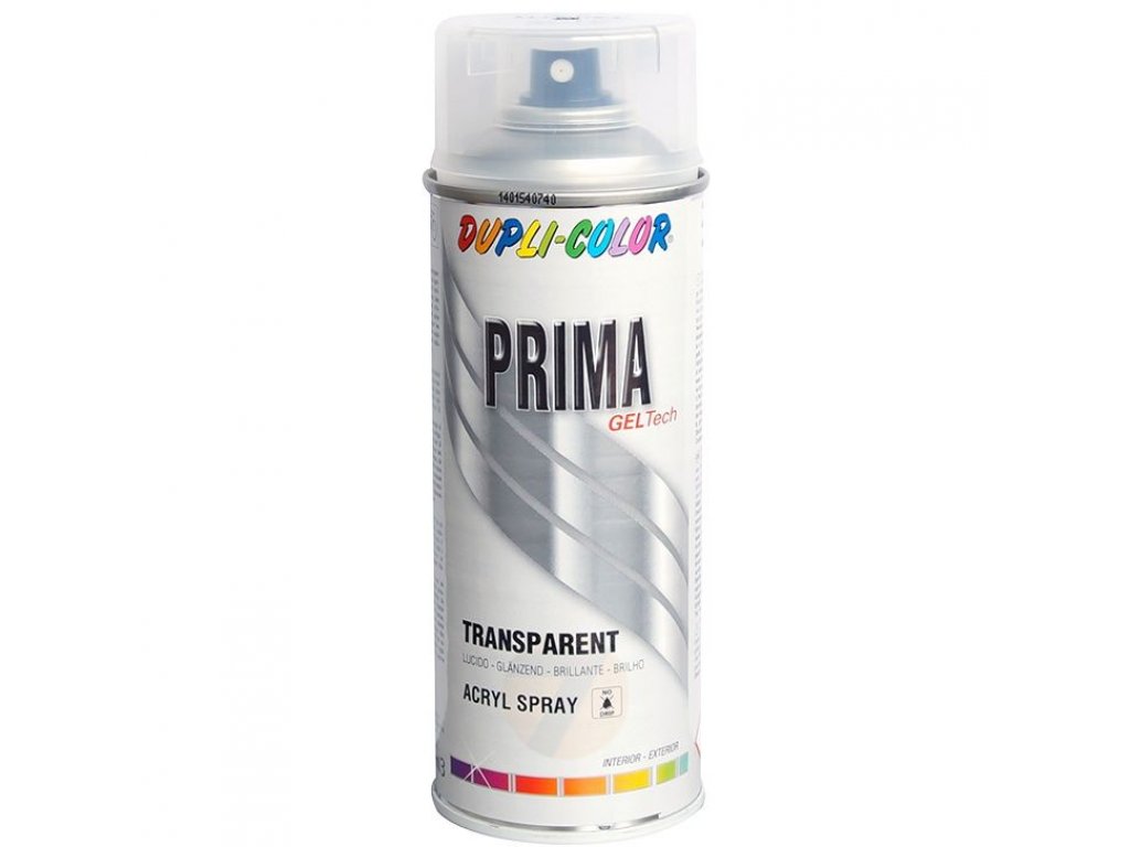 Dupli-Color PRIMA bezbarvý lak lesklý ve spreji 500ml