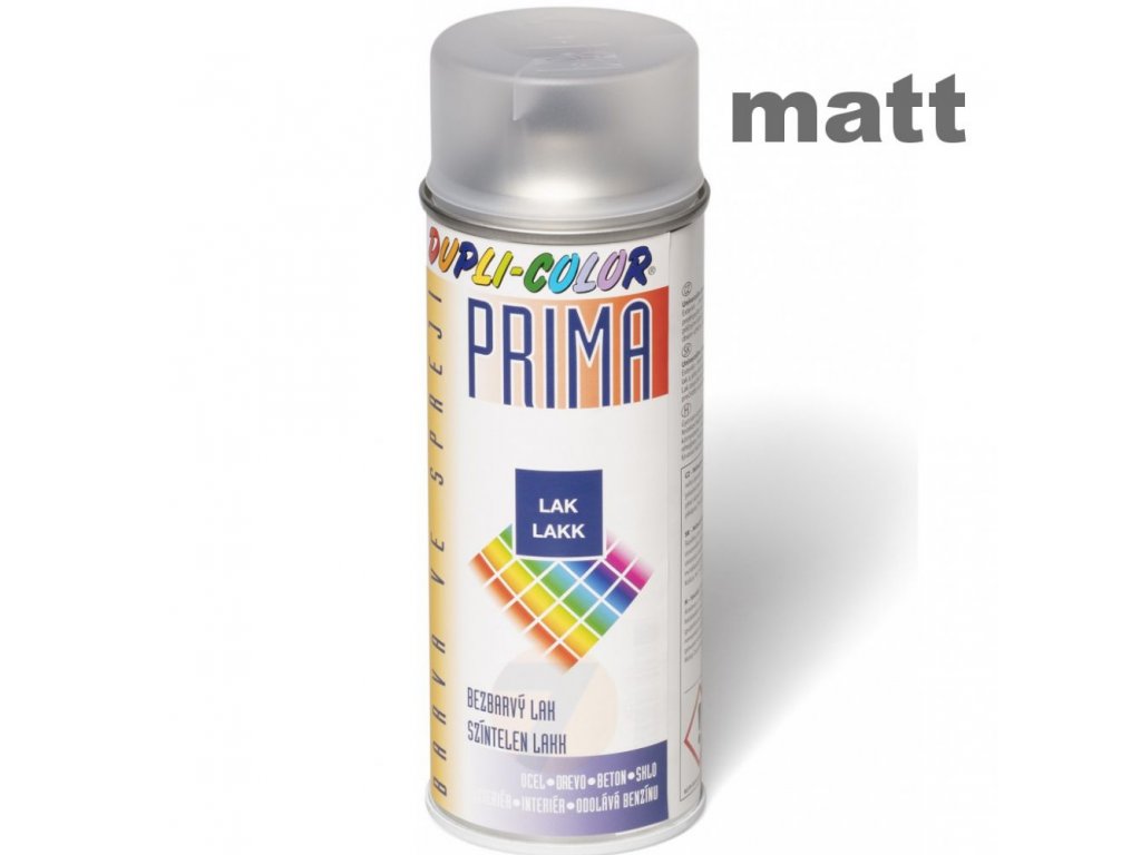 Dupli-Color PRIMA bezbarvý lak matný sprej 400ml