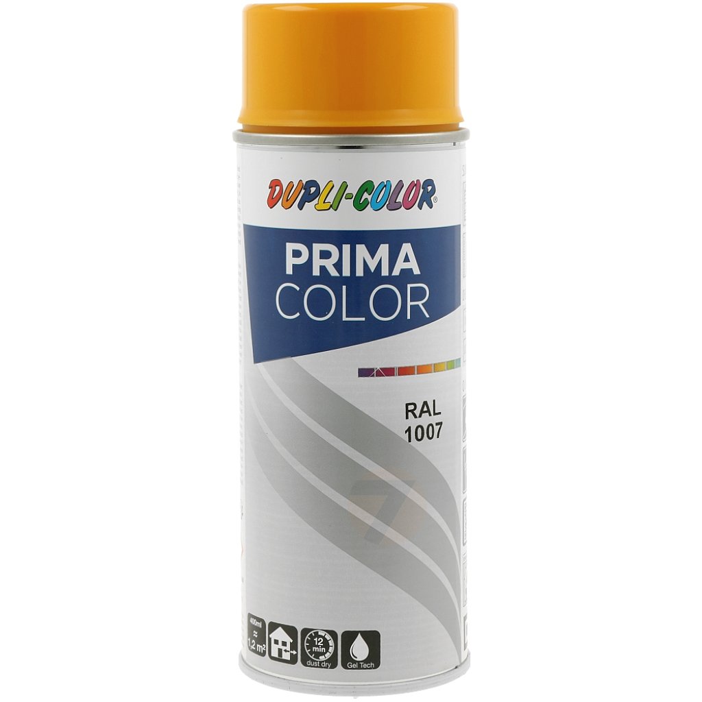 Color Ral 1007 Dupli-Color Prima RAL 1007 Gloss Daffodil Yellow Spray Paint 400ml ...