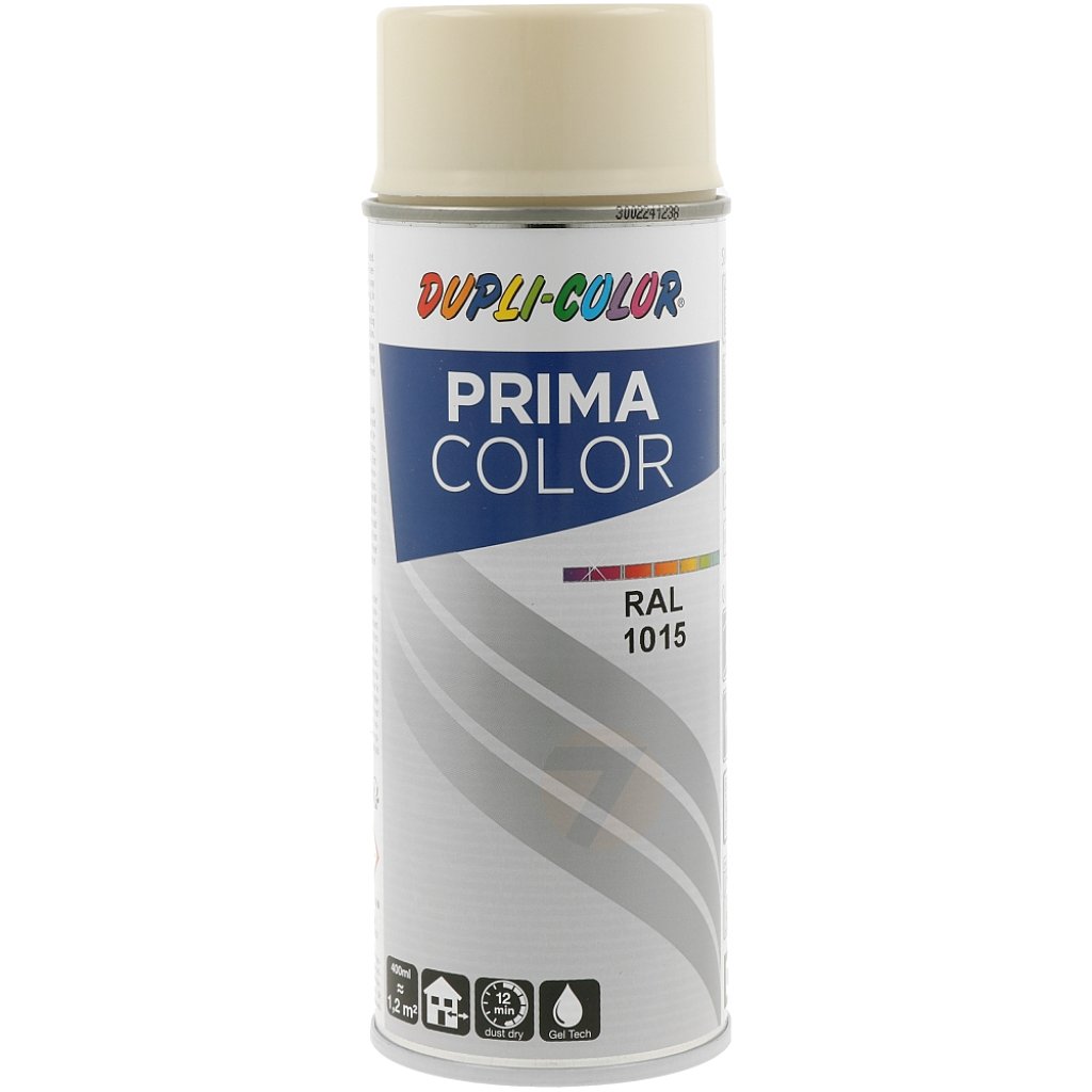 Dupli-Color Prima RAL 1015 Lesklá Slonovinová Barva ve Spreji 400ml