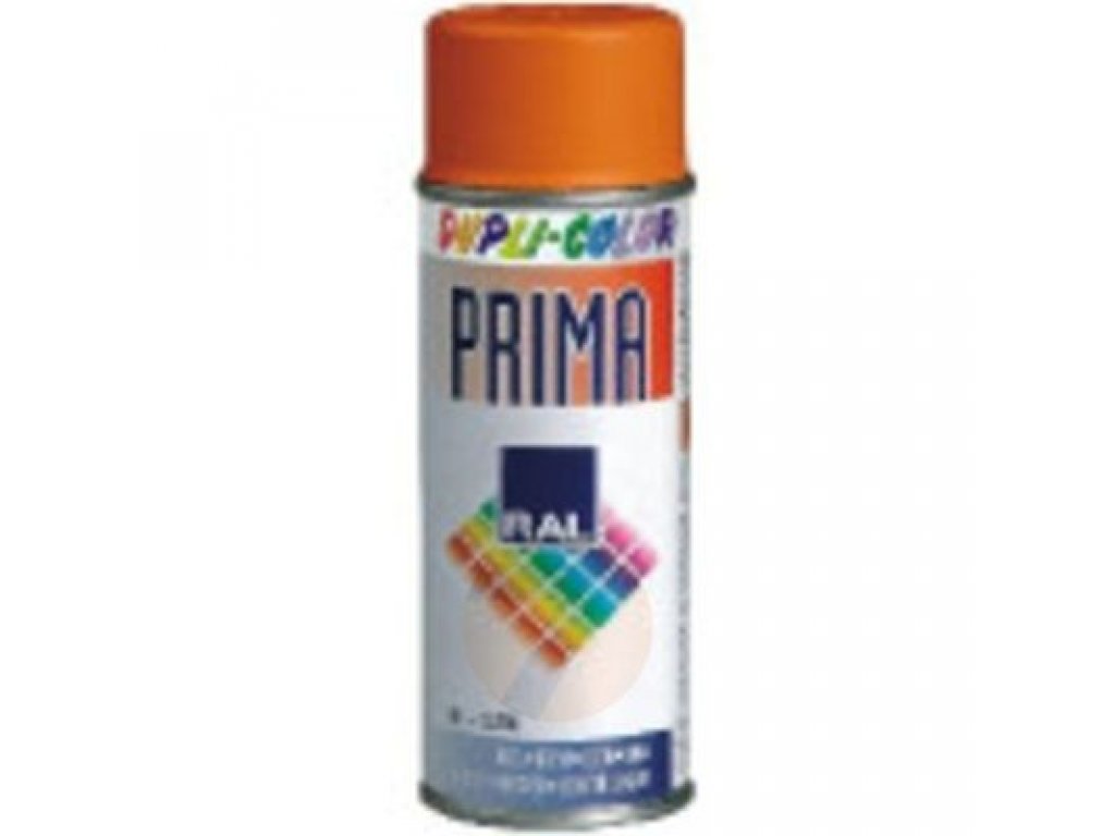Dupli-Color Prima Prima RAL 2000 Żółto-pomarańczowa błyszcząca farba w sprayu 400 ml
