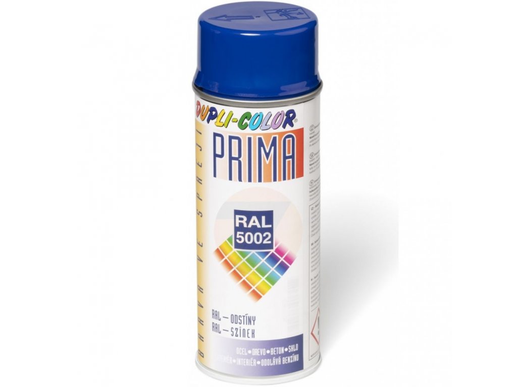 Dupli-Color Prima RAL 5002 ultramarínová modrá matná farba v spreji 400 ml