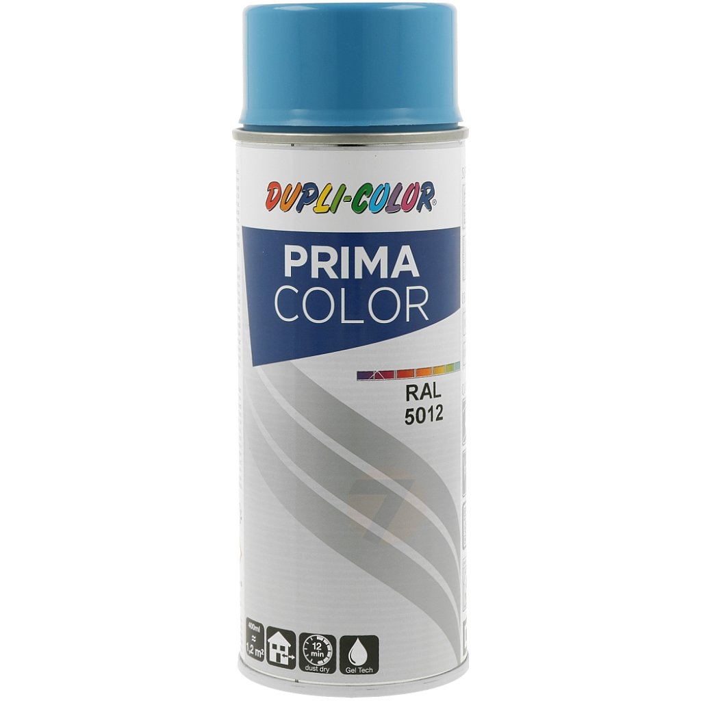 Dupli-Color Prima RAL 5012 Lesklá Světle Modrá Barva ve Spreji 400 ml