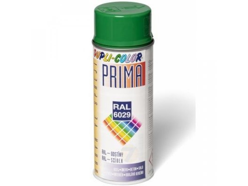 Dupli-Color Prima RAL 6029 miętowo zielona błyszcząca farba w sprayu 400 ml