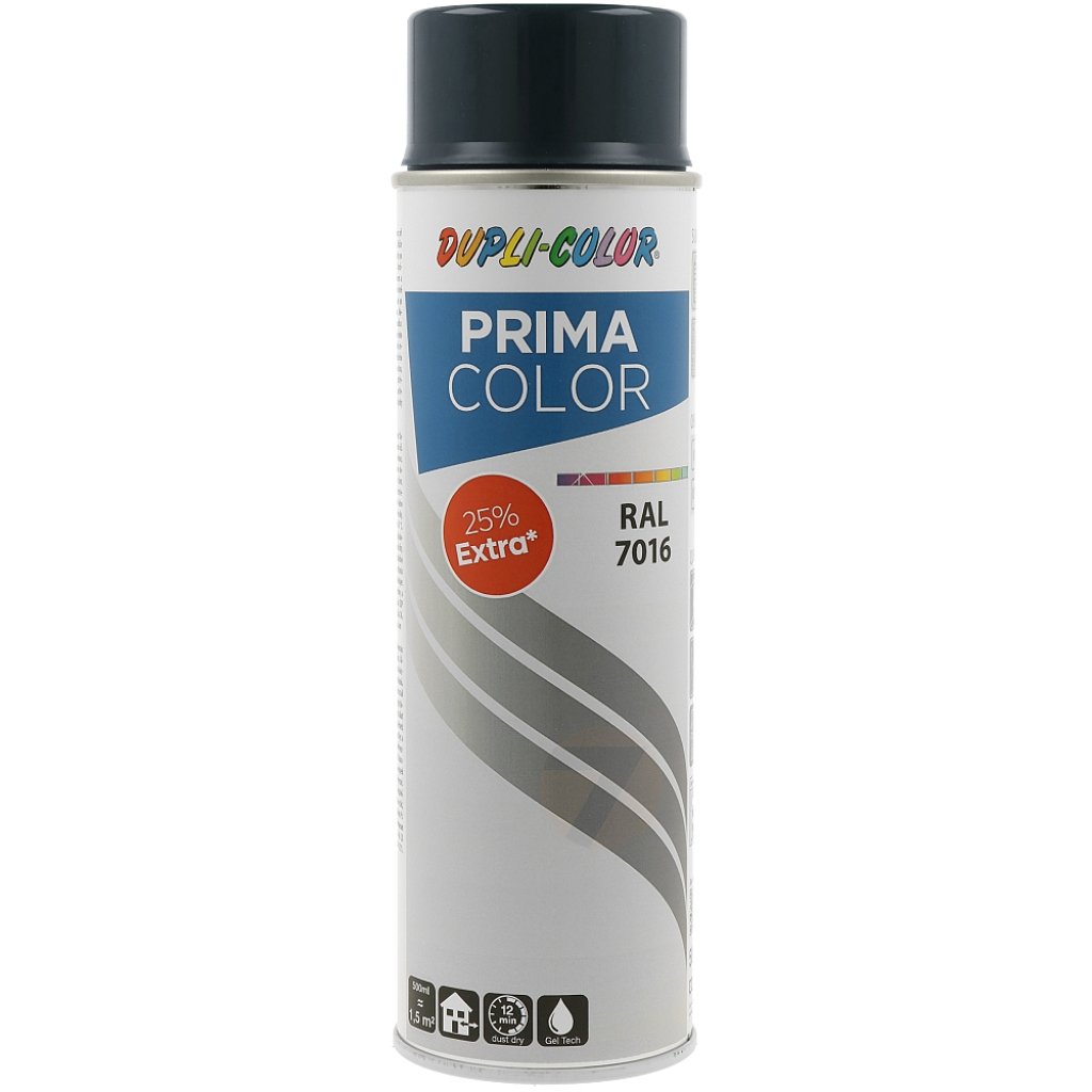 Dupli-Color Prima RAL 7016 Lesklá Antracitová Šedá Barva ve Spreji 500ml