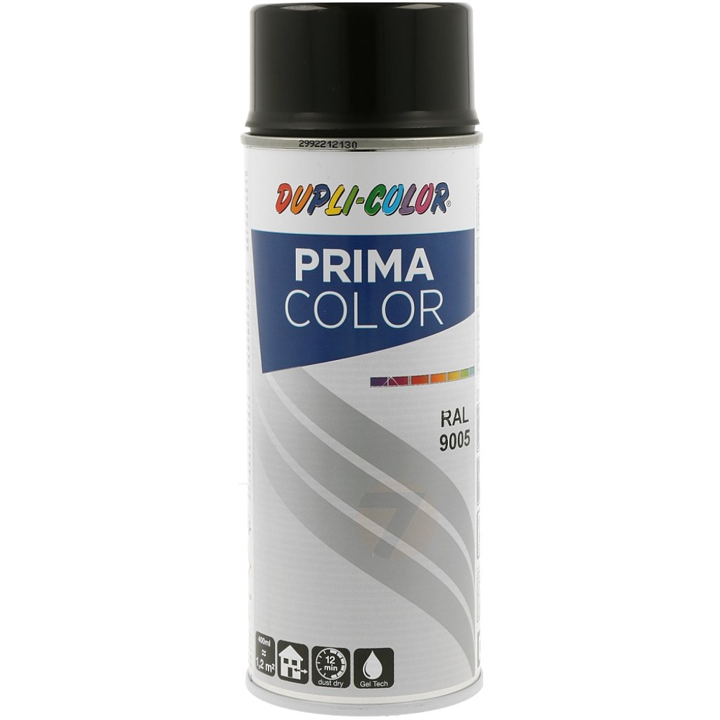 Dupli-Color Prima RAL 9005 Gloss Jet Black Spray Paint 400 ml