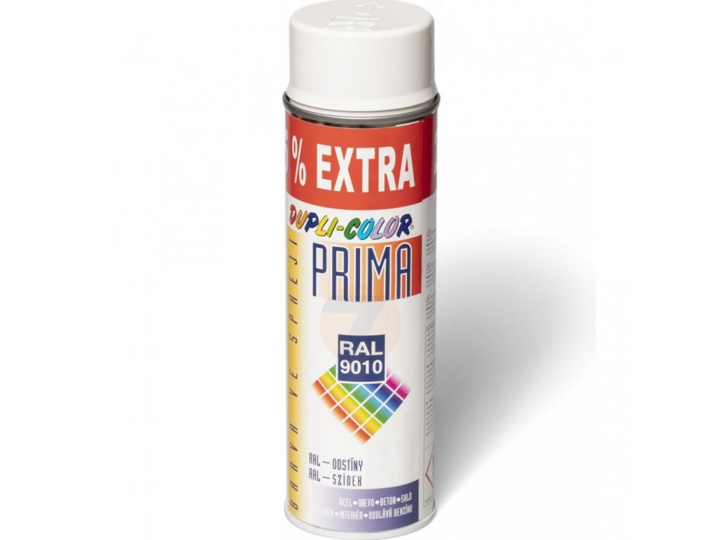 Dupli-Color Prima RAL 9010 bílá lesk Spray 500 ml