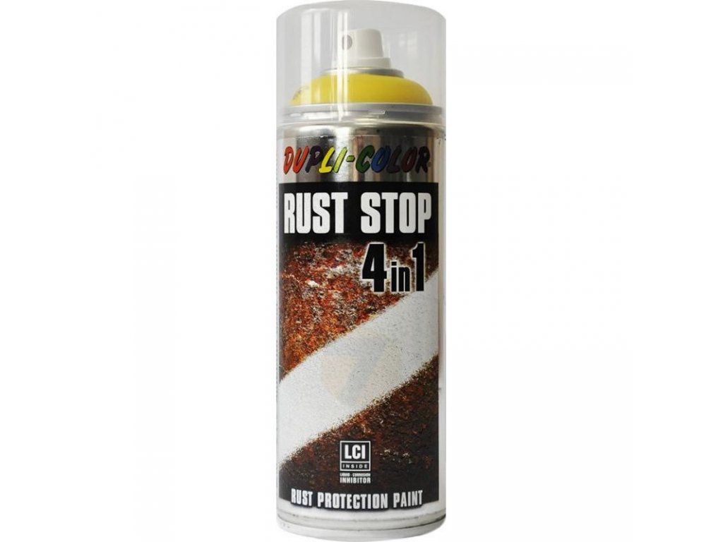 Dupli-Color Rust Stop 4v1 RAL 1021 Žlutá hořčičná Spray 400 ml ...