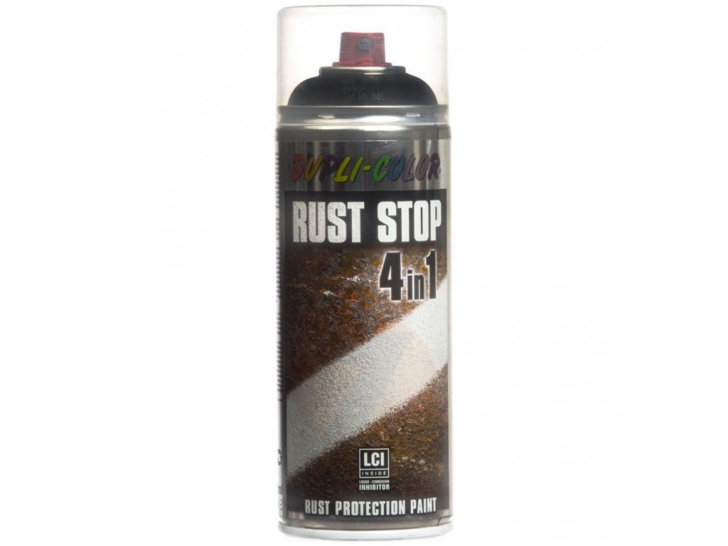 Dupli-Color Rust Stop 4v1 RAL 9005 čierna spray 400 ml
