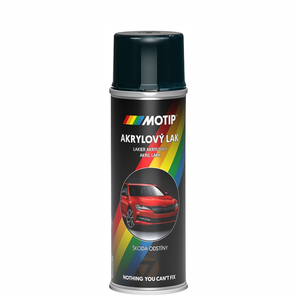 Škoda akrylový autolak 5550 (D9D9) petrolejová zelená barva ve spreji 200 ml