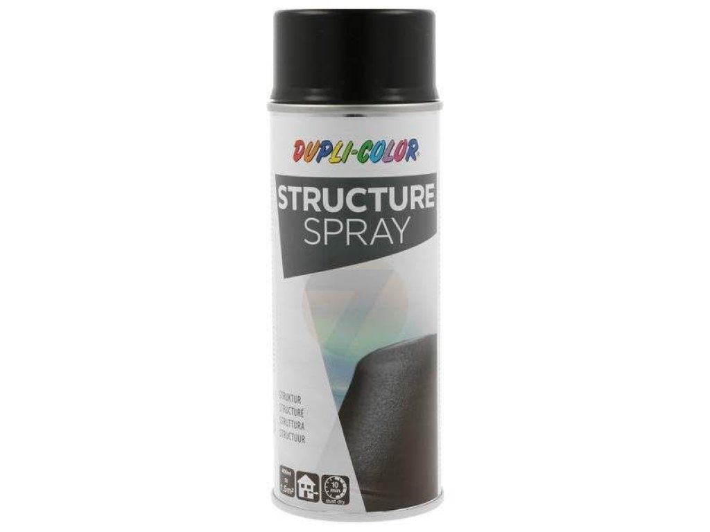 Bombe de peinture Noir mat - Effet de structure granuleux - Dupli-Color -  400 ml - Achetez maintenant