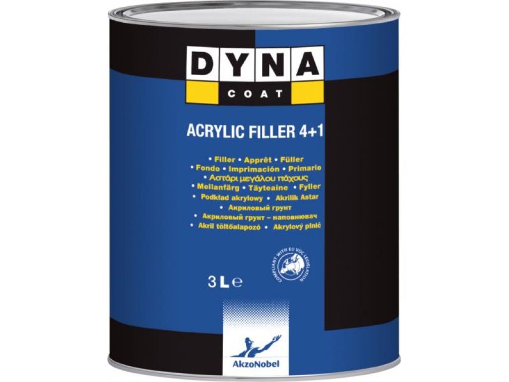 Dynacoat acrylic Filler 4+1 1L