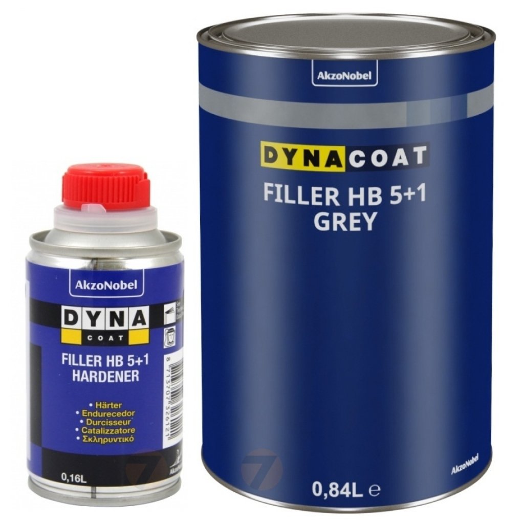 Dynacoat Apprêt acrylique gris HB 5+1 1L set