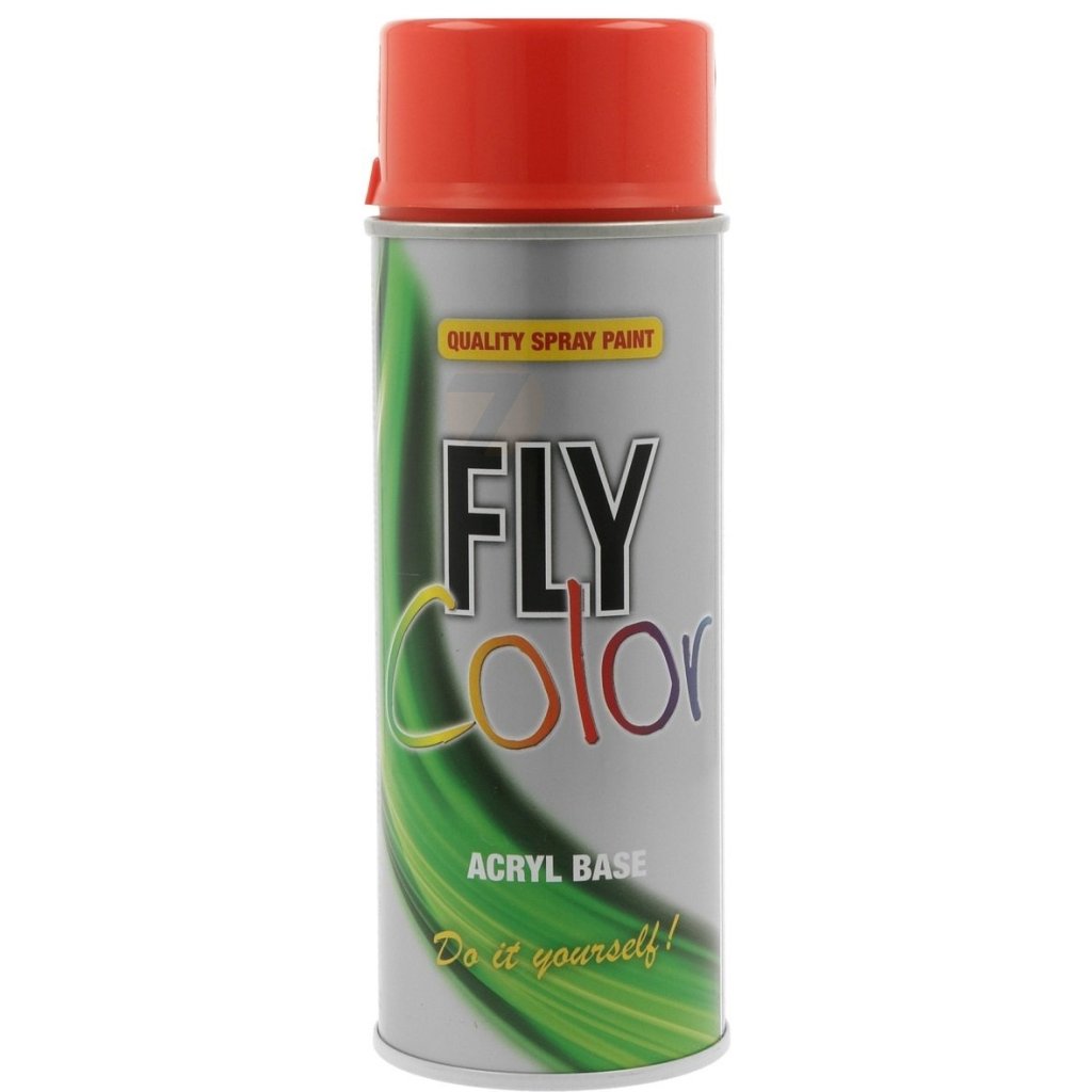 FLY Color RAL 2002 rumělková akrylátová barva ve spreji 400 ml