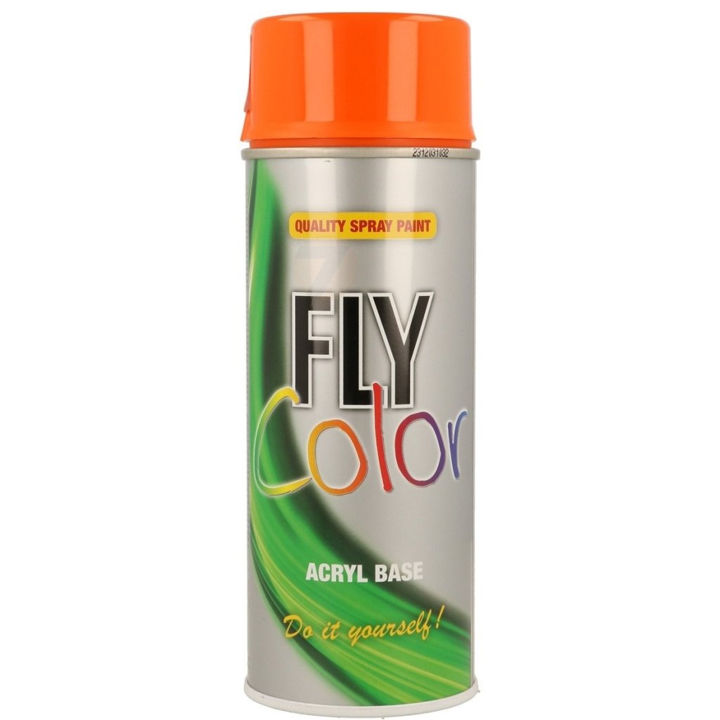 FLY Color RAL 2004 oranžová akrylátová barva ve spreji 400 ml