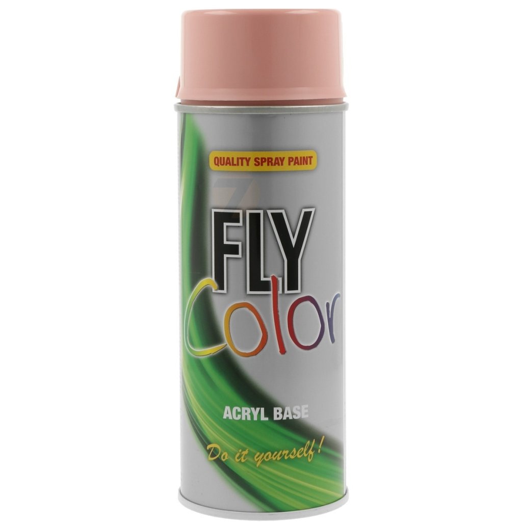 FLY Color RAL 3015 růžová akrylátová barva ve spreji 400 ml