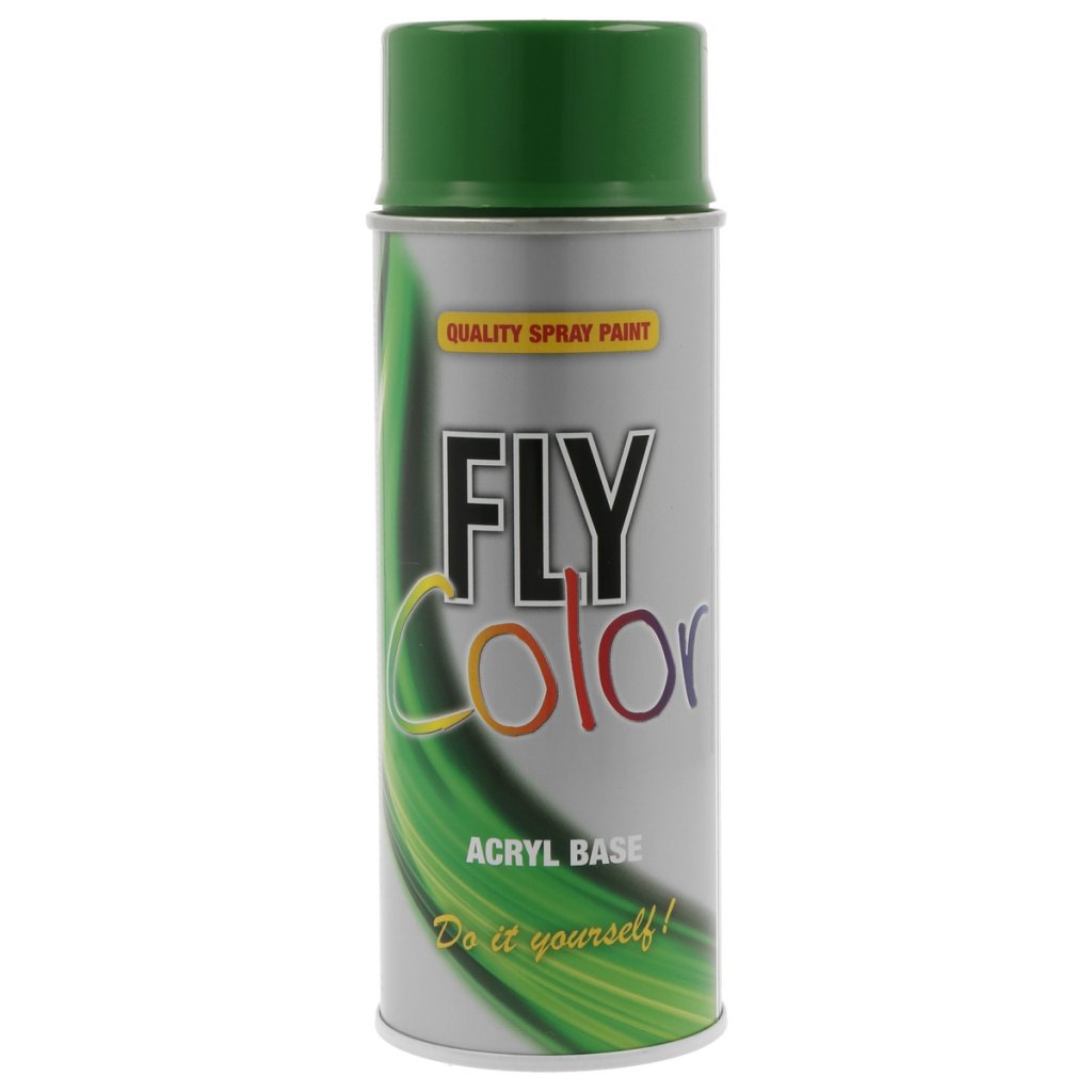FLY Color RAL 6002 zelená akrylátová barva ve spreji 400 ml