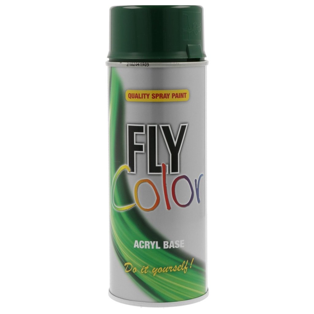 FLY Color RAL 6005 zelená akrylátová barva ve spreji 400 ml