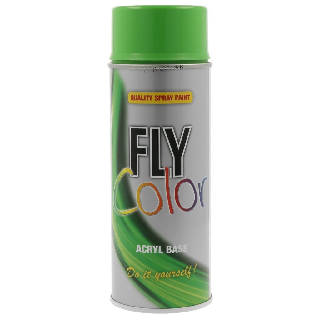 FLY Color RAL 6018 zelená akrylátová barva ve spreji 400 ml