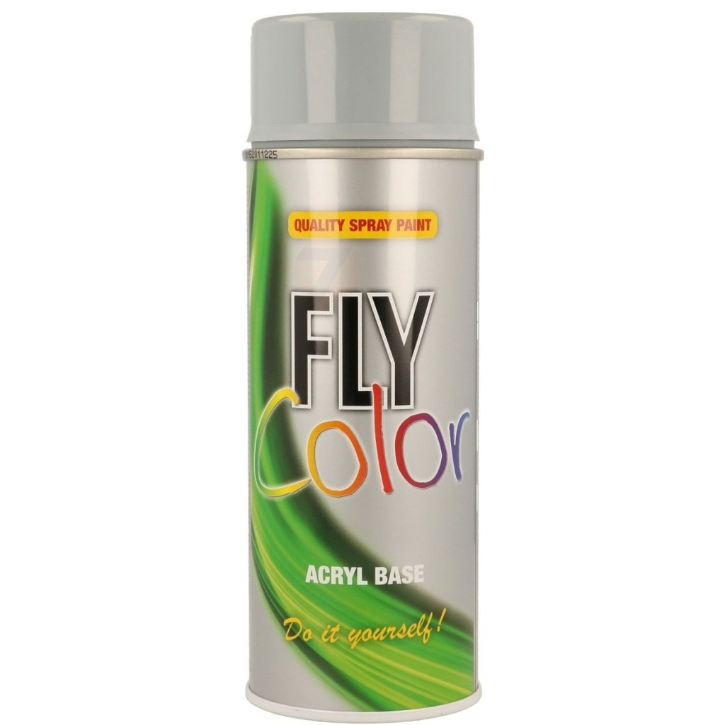 FLY Color RAL 7001 šedá akrylátová barva ve spreji 400 ml