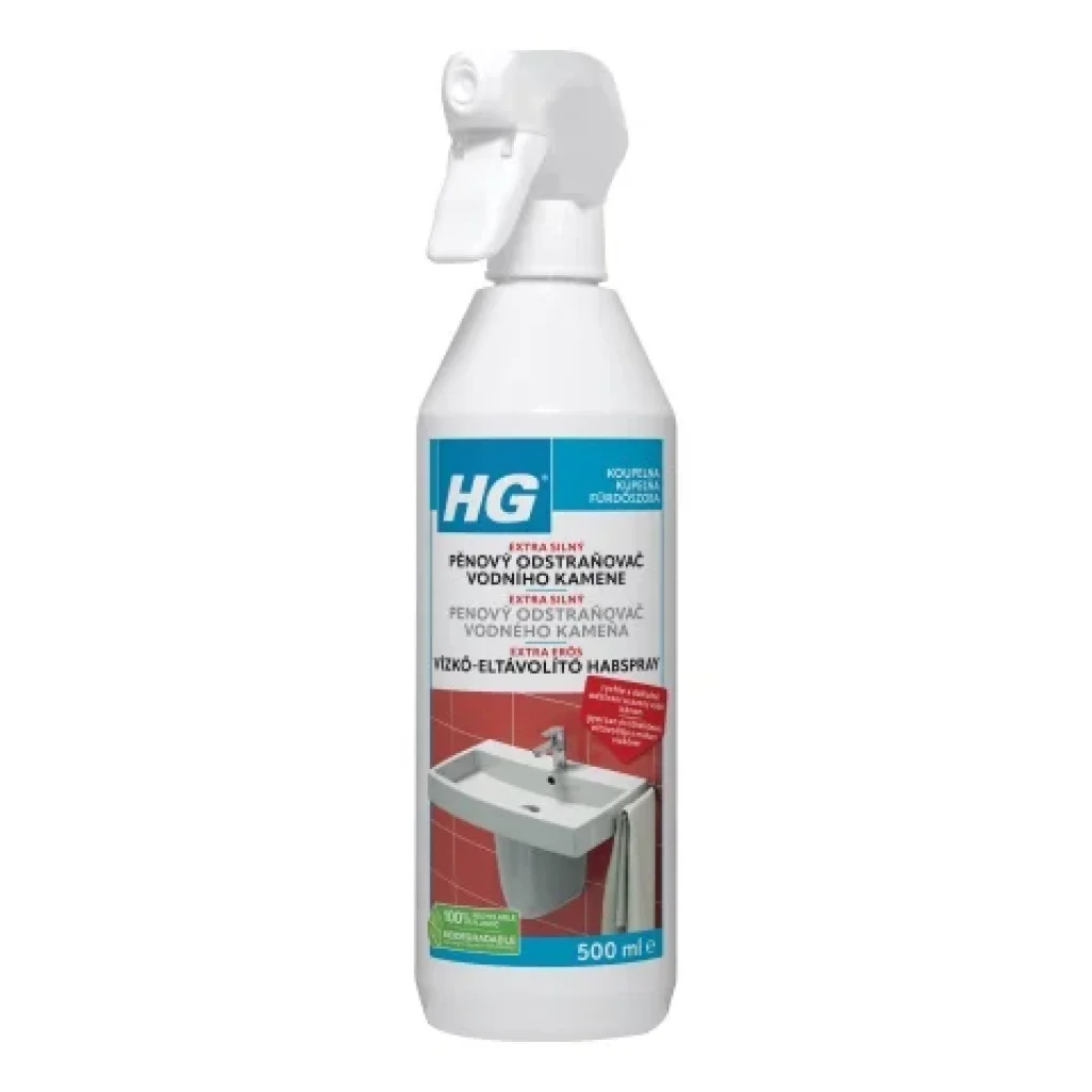 HG Extra potente detergente anticalcare in schiuma 650 ml